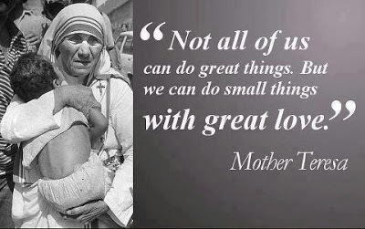 Small thing mother teresa quote
